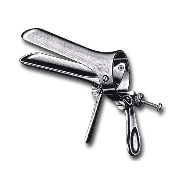 Cusco vaginal speculum lateral screw virgo